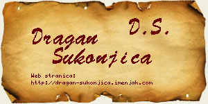 Dragan Sukonjica vizit kartica